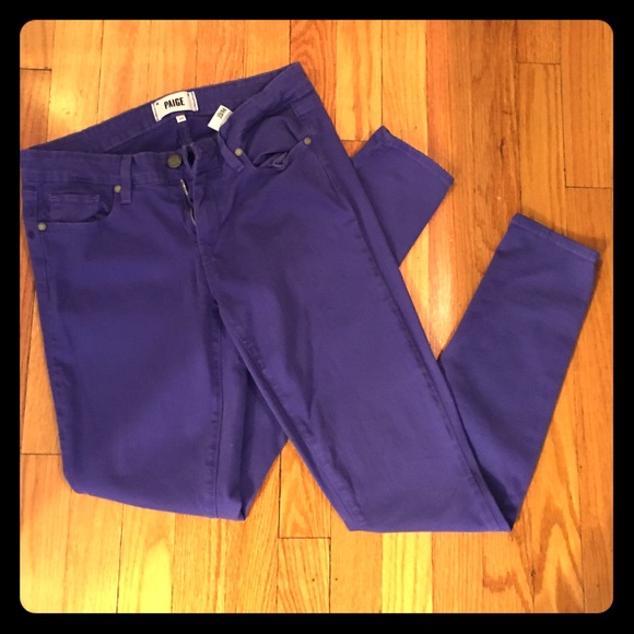 Paige Denim - Size 29 Purple skinny jeans