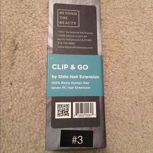 100% Remy hair extensions.  Only used 2x