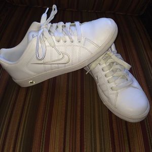 White Nike sneakers