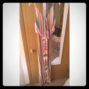 Adorable Oniell striped ruffle dress