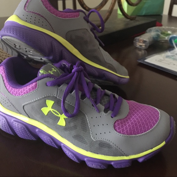 purple under armor shoes