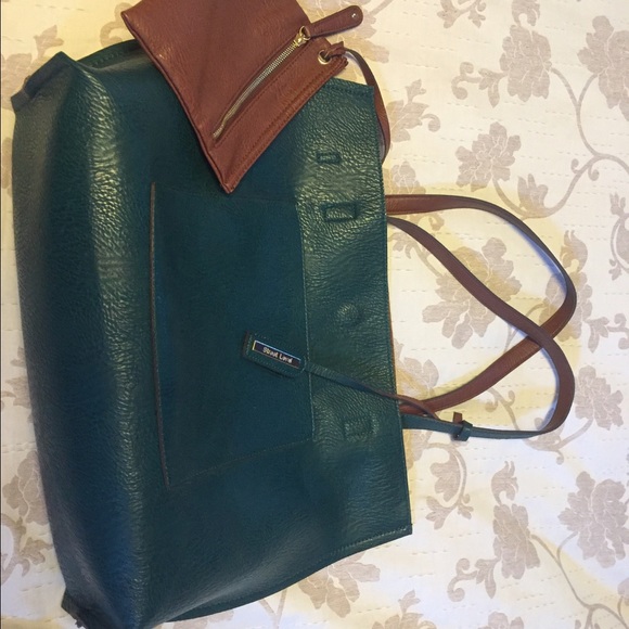 Reversible Vegan Leather tote bag