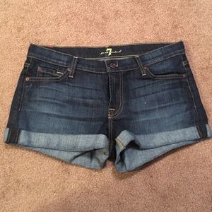 7 For All Mankind jean shorts