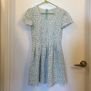 Francesca's Collections mint and cream dress