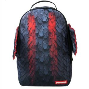 Sprayground backpack tribal winged