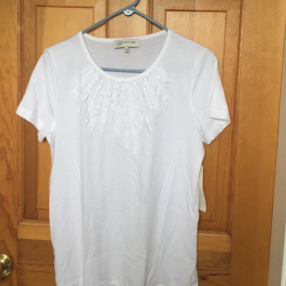 Lightweight Ruffle and Sequin T