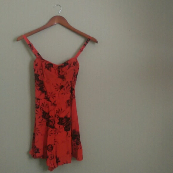 Free People Mini Floral Romper