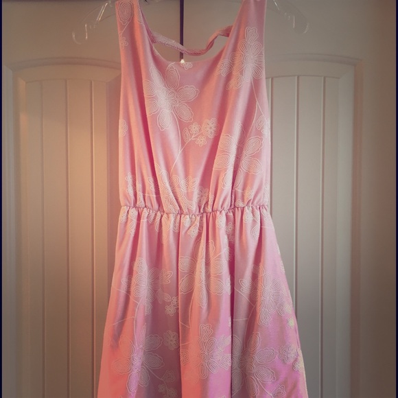 Floral embroidered dress