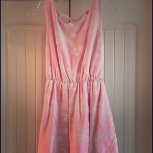 Floral embroidered dress