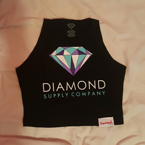 Diamond supply company crop top