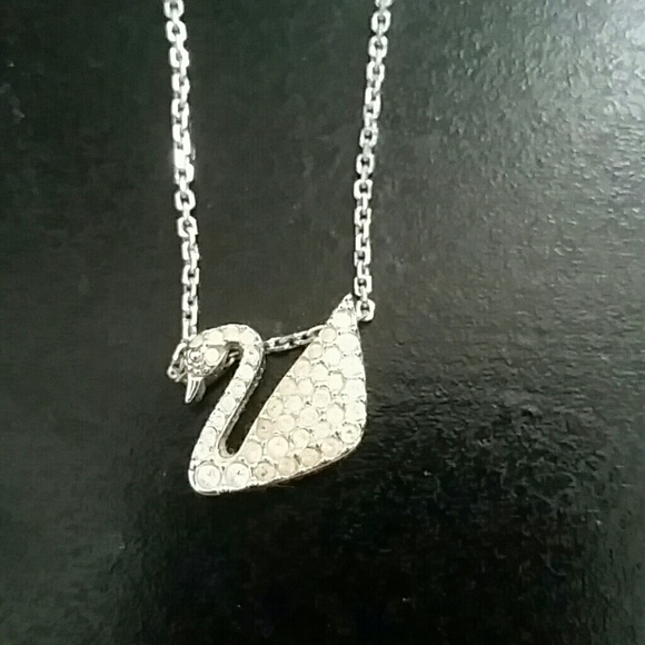Authentic Swarovski Crystal Swan Necklace