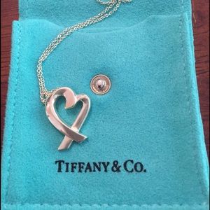 Tiffany & Co silver heart necklace