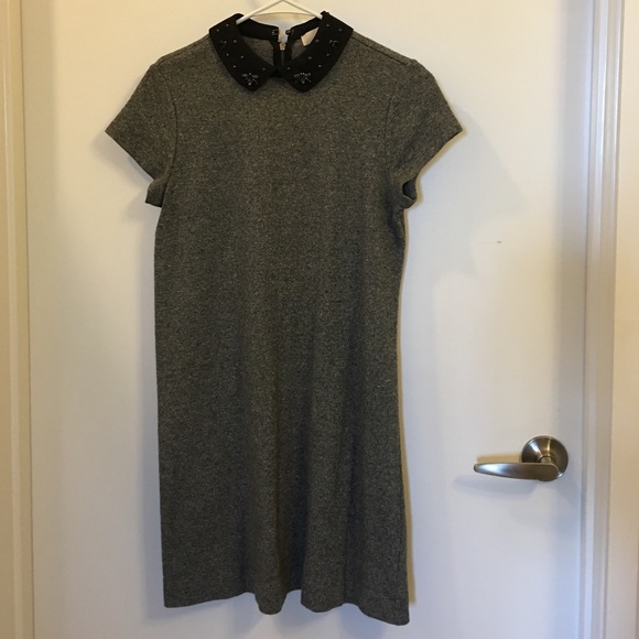 LOFT jeweled collar shift dress