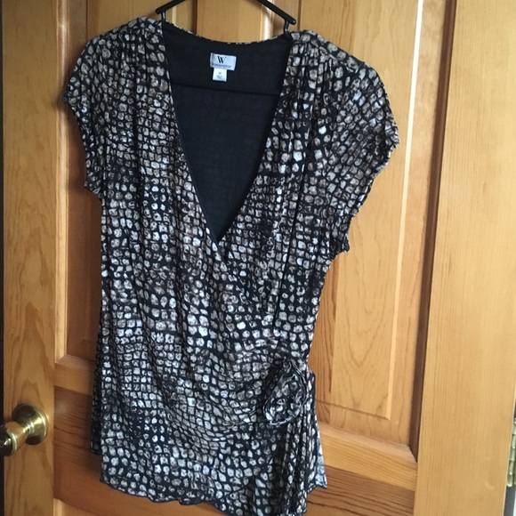 Faux wrap top
