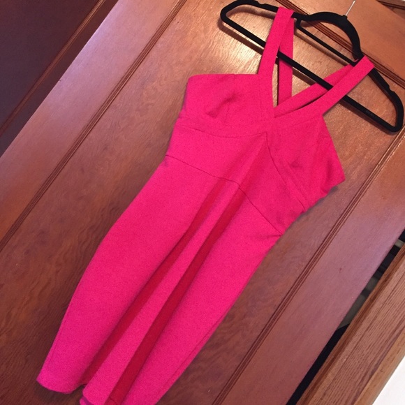 Sexy pink dress
