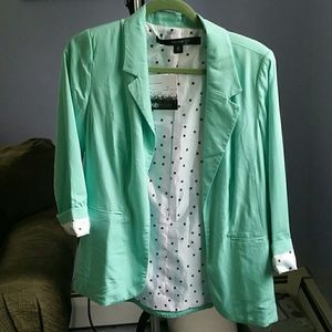 Kensie mint blazer size small NWT