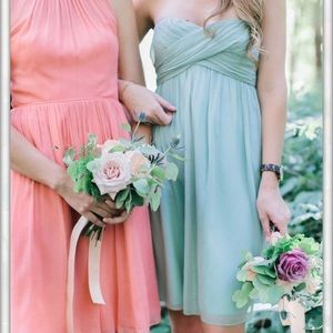 J. Crew dusty shale bridesmaid dress