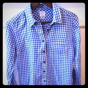 Gap shrunken boyfriend long sleeve tee