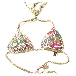 DESPI  triangle beaded top.