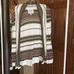 Never Worn! Billabong multi-colored cardigan!