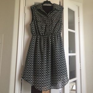 Black and White Pattern Dress by indulge