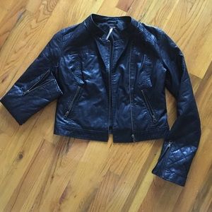 Free People Vegan Leather Jacket