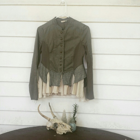 Military Ruffle Jacket