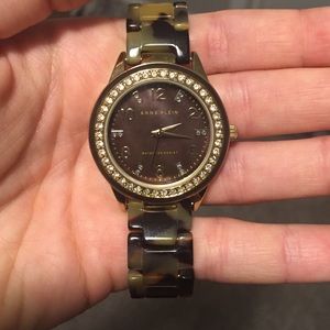 Anne Klein Tortoise Watch