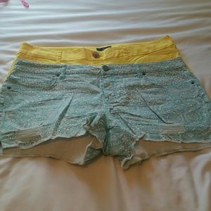2 pairs shorts AE and aeropostale!