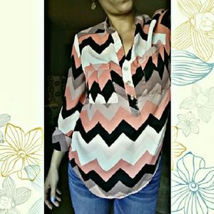 Rue 21 Chevron Blouse