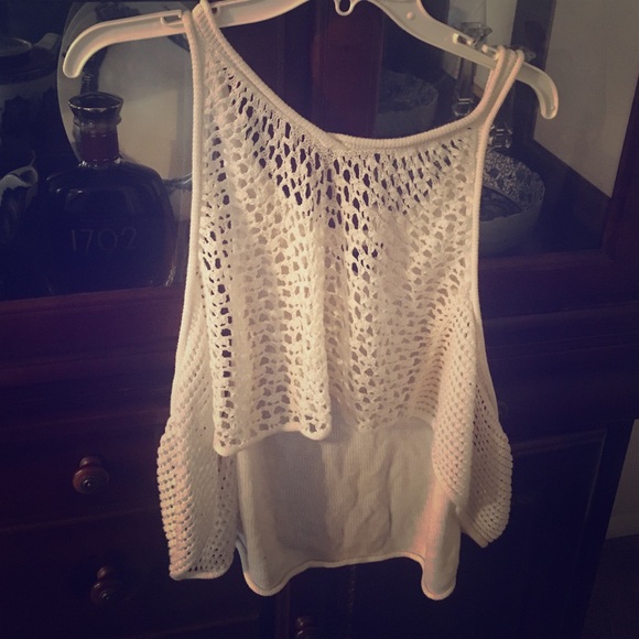 Knit cropped tank