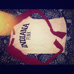 VS PINK INDIANA UNIVERSITY IU LONG SLEEVE