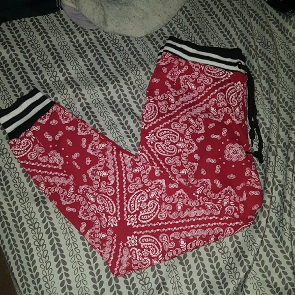 Rue 21 Bandana Patterened Joggers
