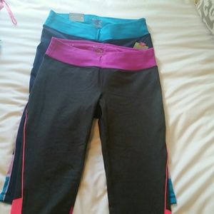 2 pair Athletic Capris, 1 NWT, 1 NWOT