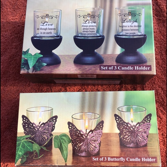 2 boxes(together) of Candle Holders for YOUR HOME. - Picture 1 of 4