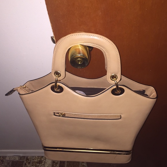 Tan handbag