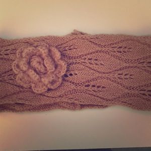 Knit winter headband