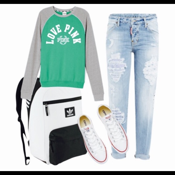 Vsl PINK  Crew Sweatshirt Green