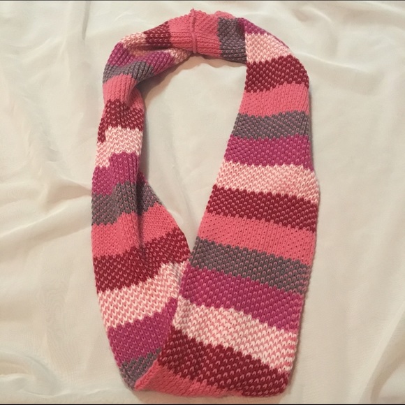 NWOT Knit Striped Infinity Scarf - Picture 2 of 3