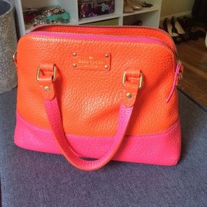 FALL SALE: Kate Spade 🎉 hot pink & coral bag