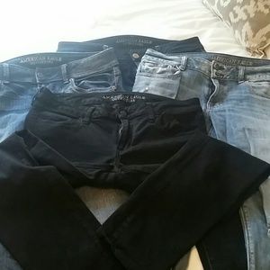 5 pairs of jeans! American Eagle!