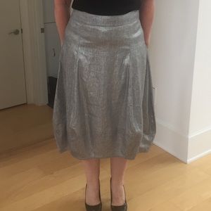 Eileen Fisher Silver Lantern Skirt