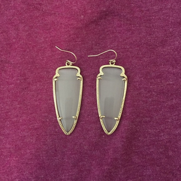 Grey Kendra Scott Skylar earrings