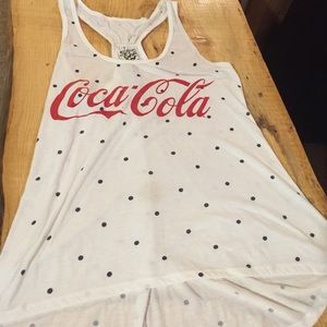 Coca Cola racerback tank top