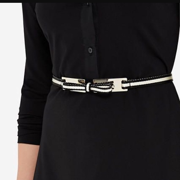 THE LIMITED Mixed Media Bow Belt