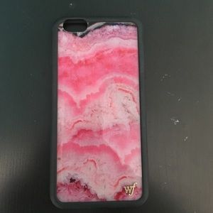 Wildflower Pink Granite iPhone 6S + phone case