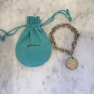Return to Tiffany tag charm bracelet