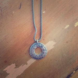 Silpada silver charm necklace