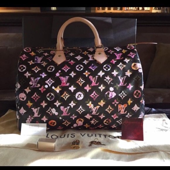 Pypl 2550$ Louis Vuitton watercolor 35