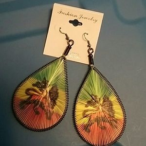 Lion rasta earrings